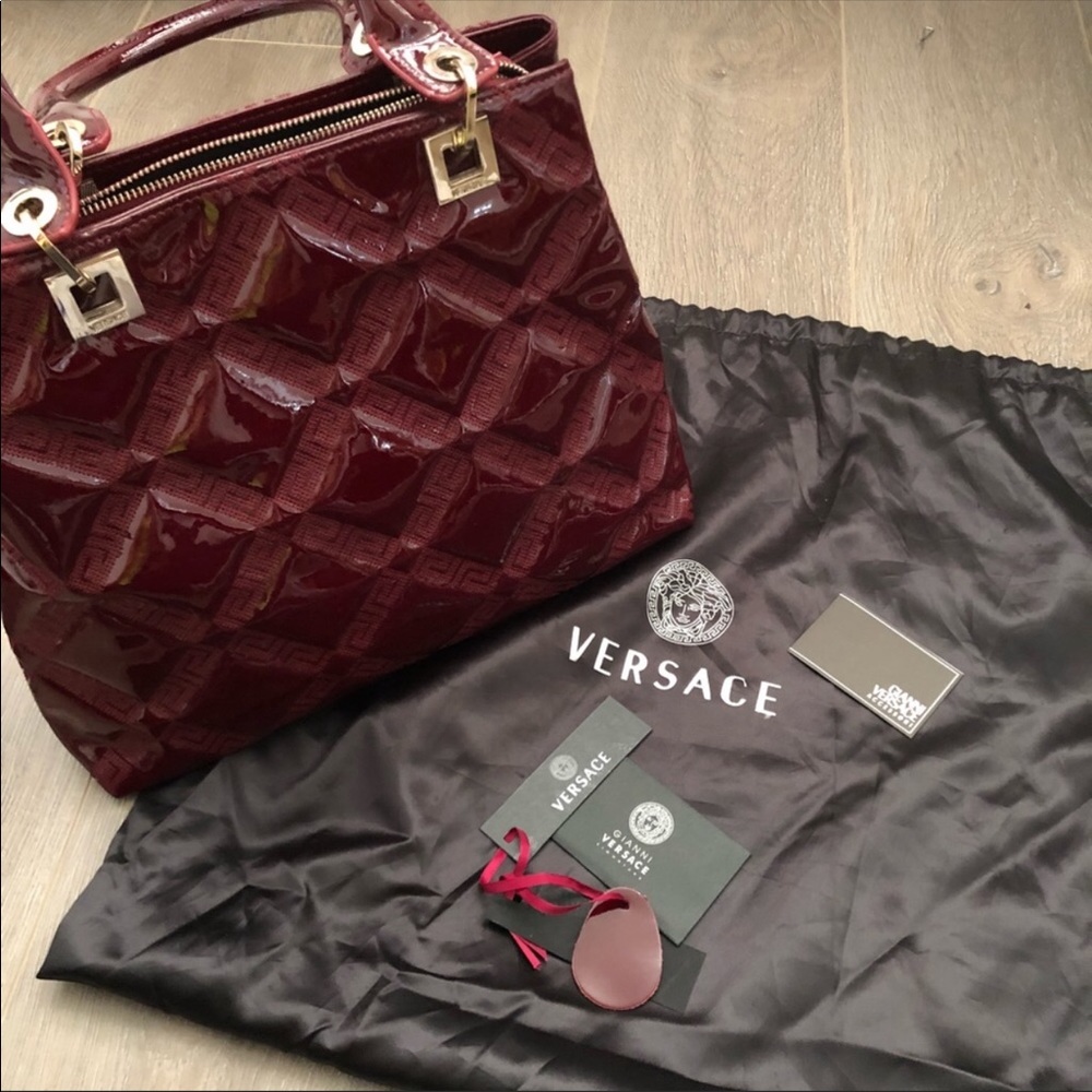 Beautiful Burgundy Versace Purse